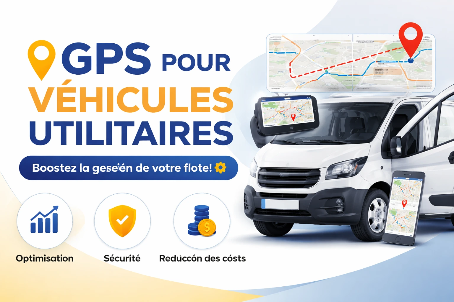 GPS pour véhicules utilitaires avantages pour les entreprises