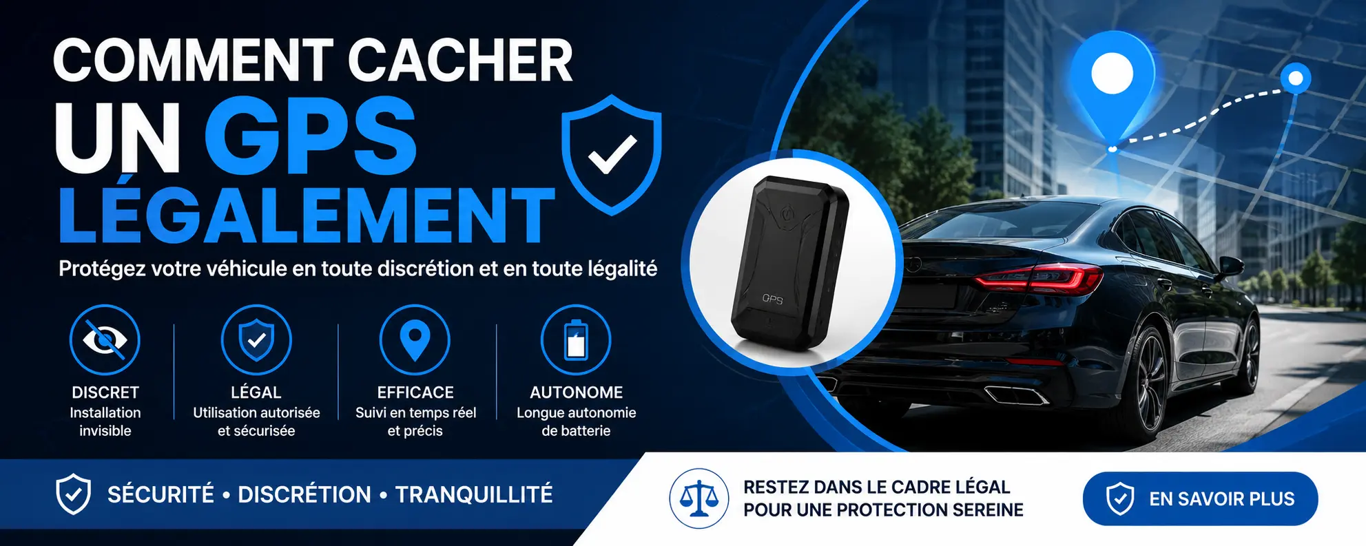 cacher un gps légalement