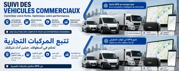 تتبع المركبات التجارية عبر GPS