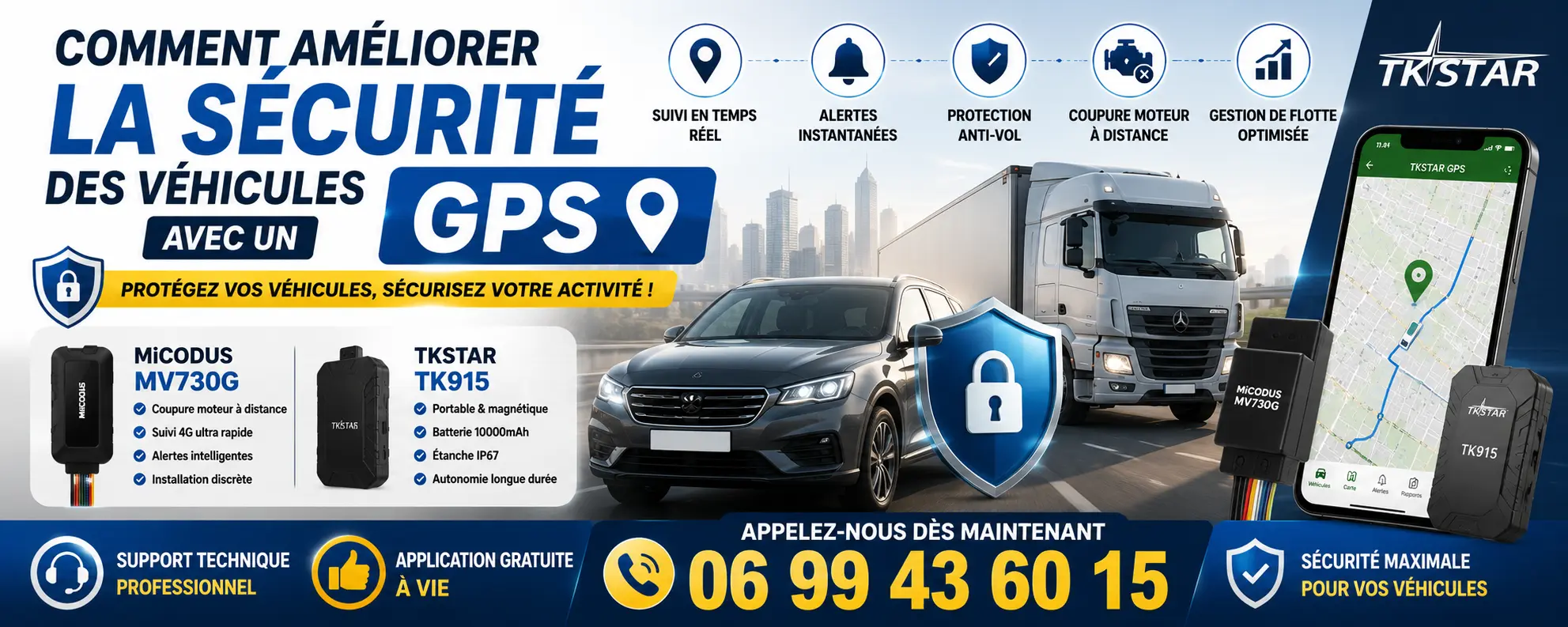 Comment améliorer la sécurité des véhicules avec GPS maroc
