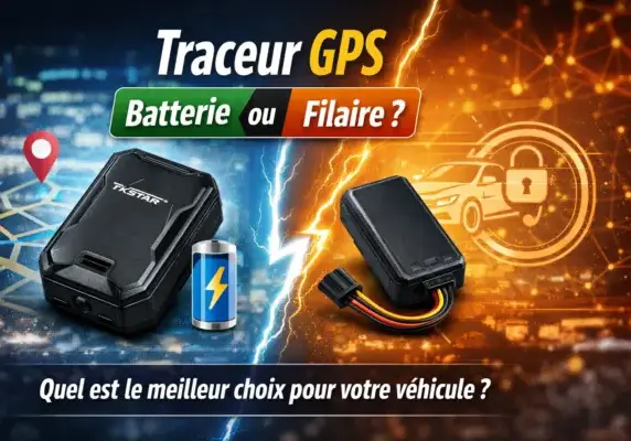 Traceur GPS filaire vs batterie  comparatif + meilleur choix 2026